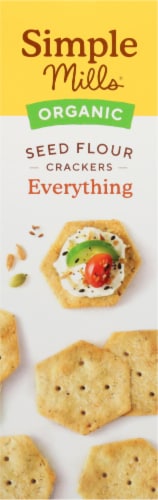 Simple Mills® Organic Everything Seed Flour Crackers Perspective: left