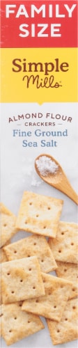 Simple Mills® Fine Ground Sea Salt Almond Flour Crackers Perspective: left