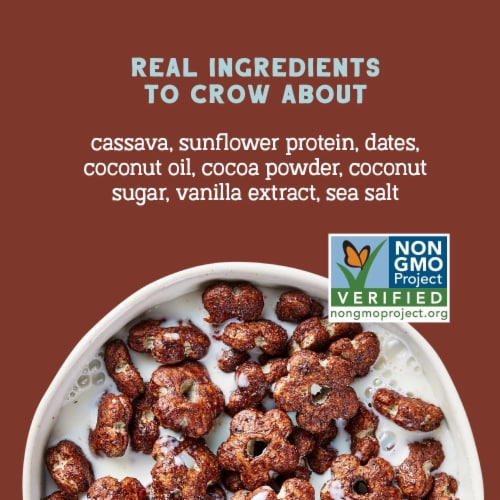 Real Cocoa Sunflower Cereal 8oz Perspective: left