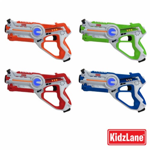 Kidzlane Laser Tag Set of 4: Indoor/Outdoor Play for Kids/Teens 8-12 Perspective: left