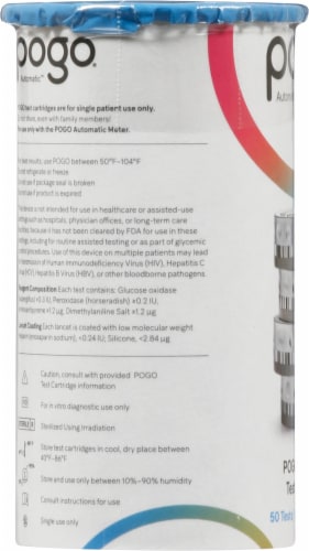 Pogo® Automatic™ Test Cartridges Perspective: left