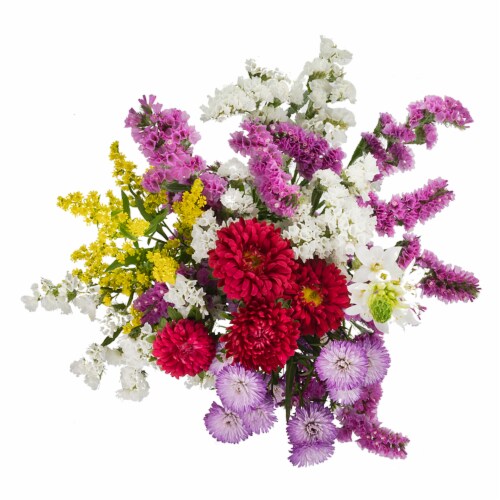 P&F Mixed Seasonal Floral Bunch Perspective: left