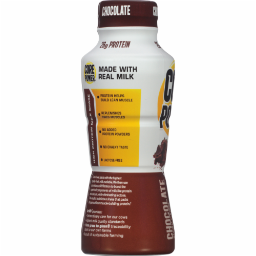 Core Power Chocolate Protein Shake Perspective: left