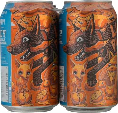 Bootstrap Brewing Lush Puppy Juicy IPA Beer Perspective: left