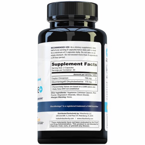 Vitauthority Berberine+ Perspective: left