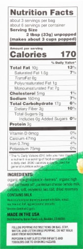 Quinn® Parmesan & Rosemary Microwave Popcorn Perspective: left