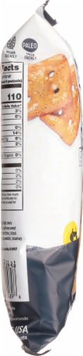 Quinn® Grain Free Cracked Pepper and Sea Salt Pretzel Chips Perspective: left