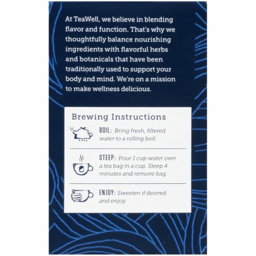 Celestial Seasonings® Tea Well Ginger Mint Herb Tea Perspective: left