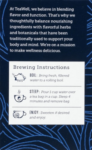 Celestial Seasonings® Tea Well Organic Turmeric Spice Daily Wellness Herbal Supplement Tea Perspective: left
