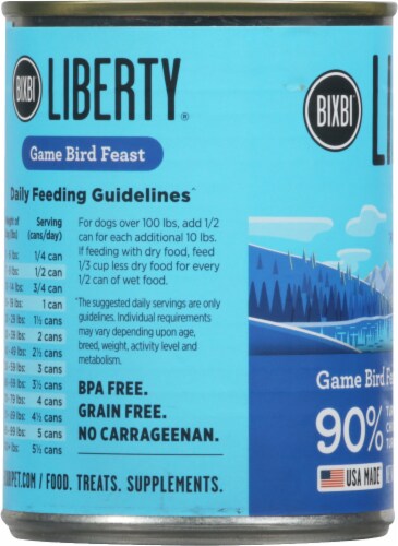 Liberty® Game Bird Feast Wet Dog Food Perspective: left