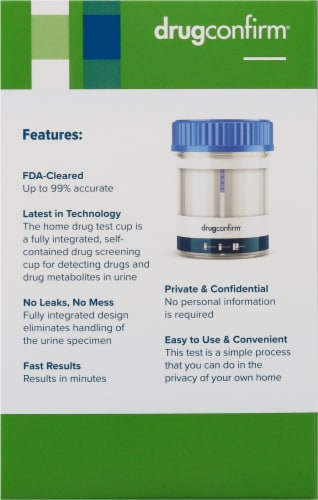 DrugConfirm Marijuana Home Drug Test Perspective: left
