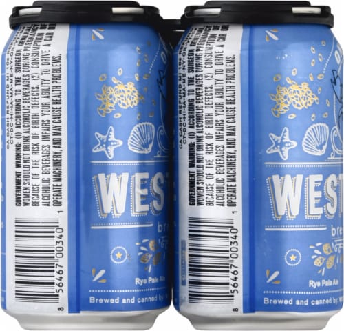 Westbrook Brewing Company One Claw Rye Pale Ale Perspective: left