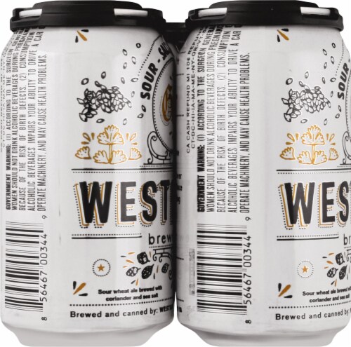 Westbrook Brewing Co. Gose Sour Wheat Ale Perspective: left