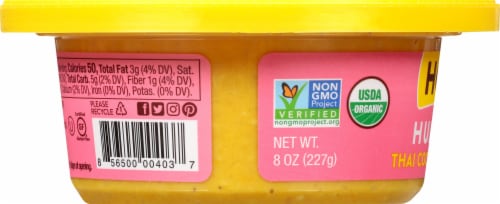 Hope Foods® Organic Thai Coconut Curry Hummus 8 oz Perspective: left