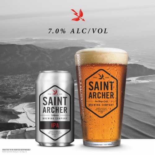 Saint Archer IPA Beer Perspective: left