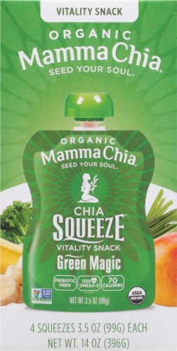 Mamma Chia Squeeze Green Magic Perspective: left
