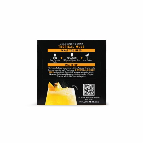 Q Tropical Ginger Beer 4pk Perspective: left