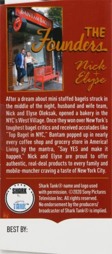 Bantam Bagels The Classic Mini Stuffed Bagels Perspective: left