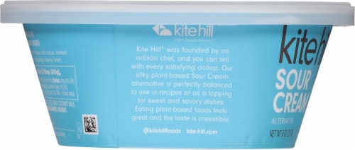 Kite Hill Dairy Free Sour Cream Perspective: left