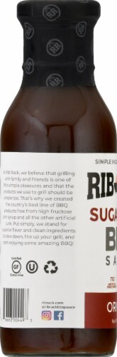 Rib Rack® Sugar-Free Original BBQ Sauce Perspective: left