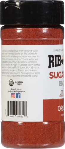 Rib Rack® Original Sugar Free BBQ Rub Perspective: left