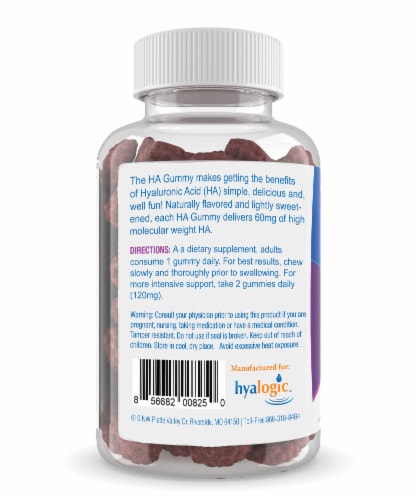 Hyaluronic Acid Gummy Perspective: left
