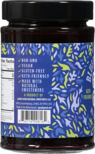 GOOD GOOD® Blueberry Jam (12oz) – No Added Sugar, 12 oz GOOD GOOD® Blueberry Jam (12oz) – No Added Sugar, 12 oz