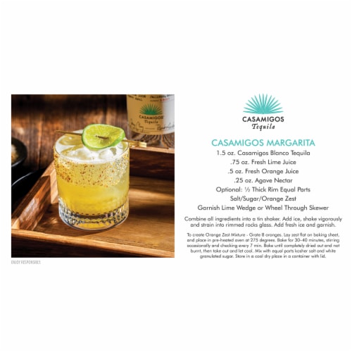 Casamigos Blanco Tequila Perspective: left