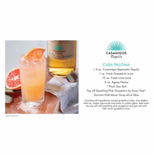 Casamigos Reposado Tequila Perspective: left