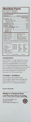 Bitsy's Brainfood Smart Crackers Cheddar Chia Veggie Pouches 5 Count Perspective: left