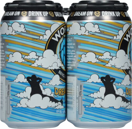Worthy Brewing Co. Dreamboat IPA Beer Perspective: left