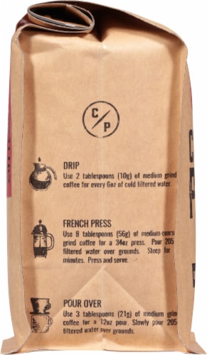 Cutters Point Coffee Co. Original Medium Roast Whole Bean Coffee Perspective: left