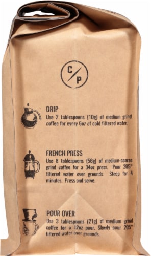 Cutters Point Coffee Co. Fishermen's Blend Dark Roast Ground Coffee Perspective: left