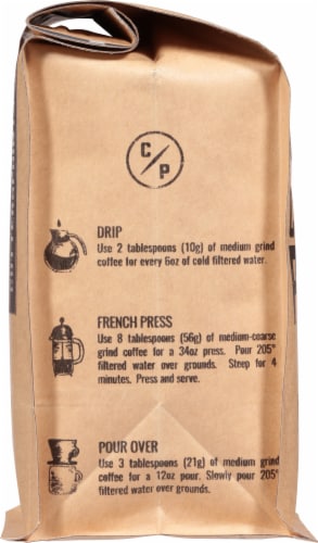 Cutters Point Coffee Co Discovery Espresso Viennese Roast Whole Bean Coffee Perspective: left