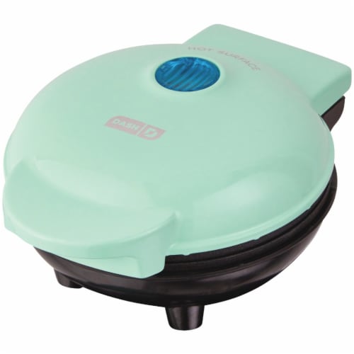 Dash® Aqua Mini Waffle Maker Perspective: left