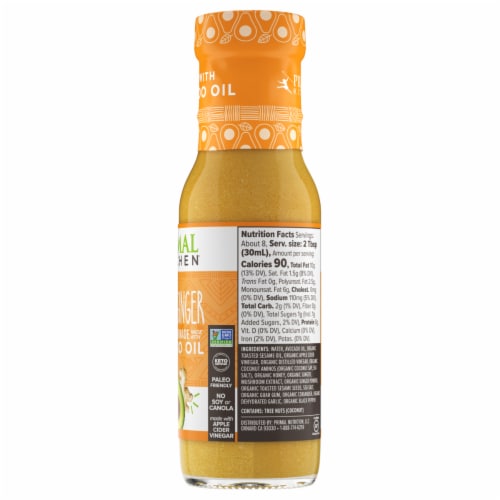 Primal Kitchen Sesame Ginger Vinaigrette & Marinade Perspective: left