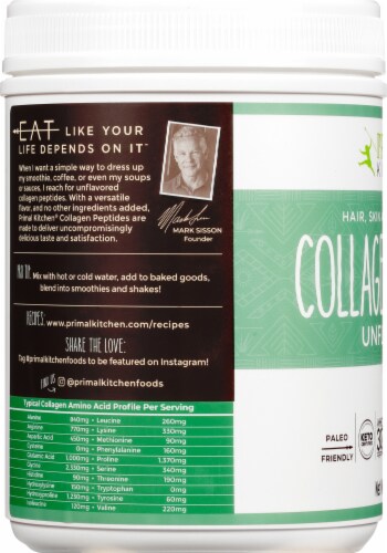 Primal Kitchen Unflavored Collagen Peptides Perspective: left