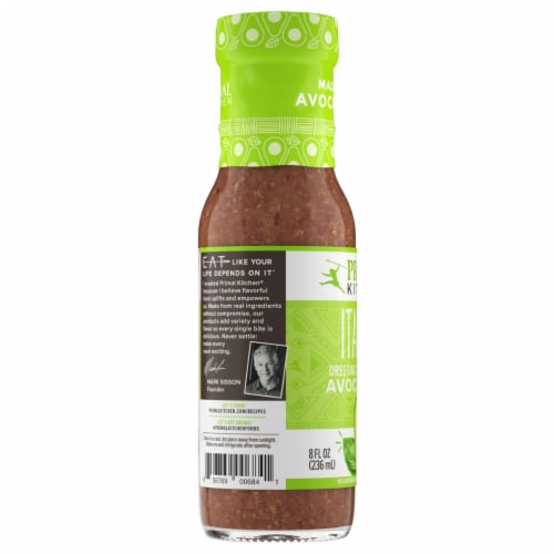 Primal Kitchen Avocado Oil Italian Vinaigrette & Marinade Perspective: left