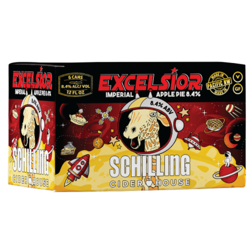Schilling Excelsior Apple Pie Imperial Cider Perspective: left