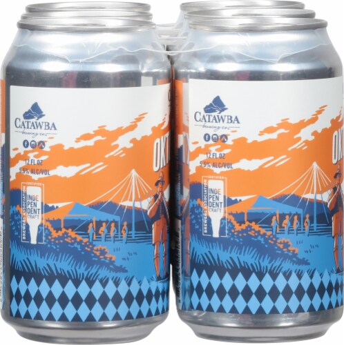 Catawba Brewing Co. Carolina Fog Hazy IPA Perspective: left