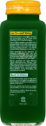 Sol-ti® Chlorophyll Aloe SuperAde Drink Bottle Perspective: left