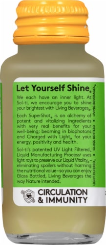 Sol-ti® Ginger SuperShot™ Herbal Supplement Perspective: left