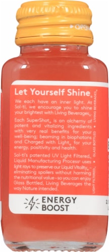 Sol-ti® Energy +™ SuperShot® Herbal Supplement Perspective: left
