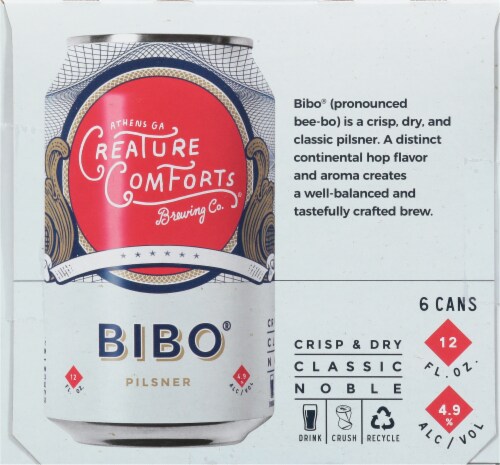 Creature Comforts® Brewing Co. Pilsner Beer Perspective: left