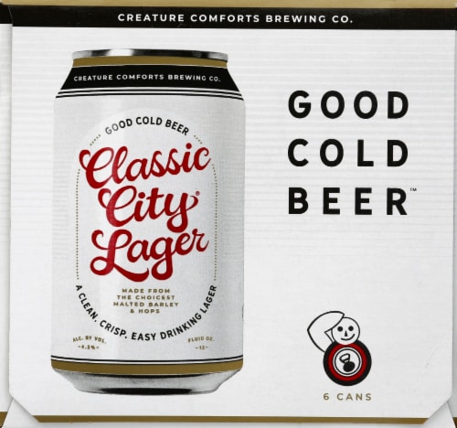 Creature Comforts® Classic City® "Good Cold Beer" Lager Perspective: left
