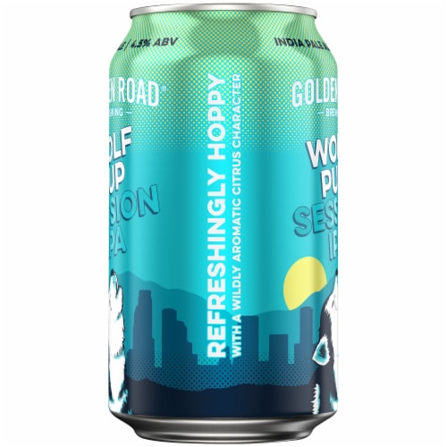 Golden Road Brewing Wolf Pup Session IPA Perspective: left