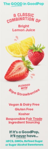 Goodpop® Strawberry Lemonade Pops Perspective: left