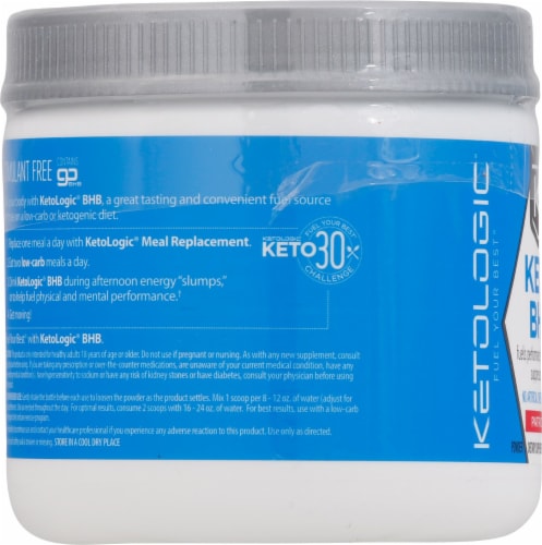 KetoLogic™ Keto BHB Patriot Pop Exogenous Ketones Perspective: left