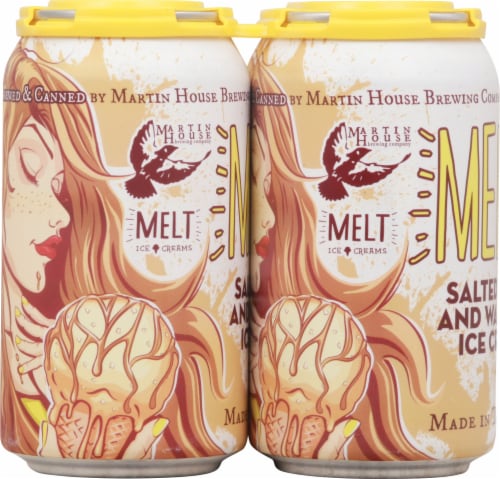 Martin House Brewing Company Melted Salted Caramel Waffle Cone Ice Cream Ale Perspective: left