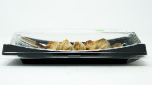 Yummi Sushi Chicken Pot Stickers Perspective: left